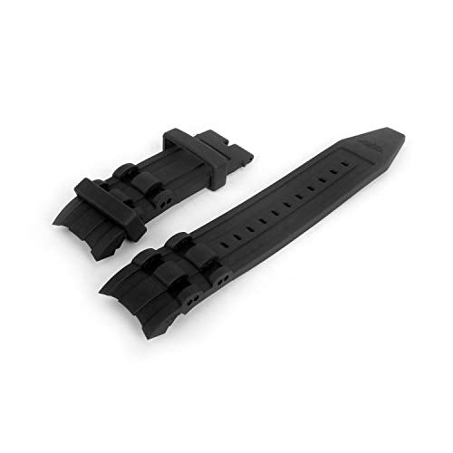 FUT 26mm Black Rubber Watch Band Strap for Invicta Pro Diver 6981 Series(23698 23427 23426 22338)