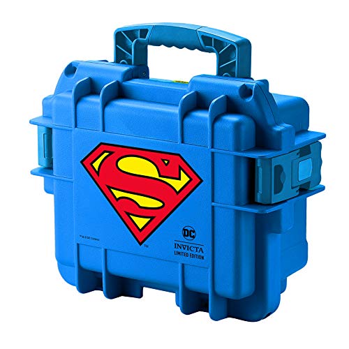 Invicta Superman 3 Slot Blue Impact Dive/Collector Case