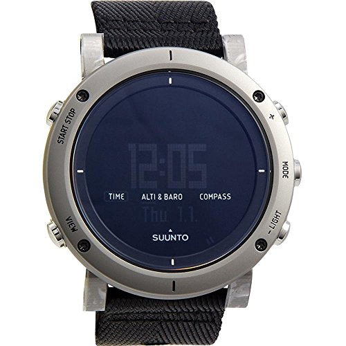 Suunto Essential S Digital SS Textile Multi Quartz Men's Watch SS021218000