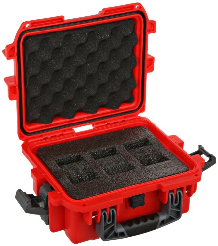 Invicta DC3RED 3 Slot Red Plastic Box Watch Case