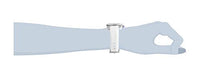 Invicta Women's DC Comics Stainless Steel Quartz Watch with Silicone Strap, White, 19.1 (Model: 29299)