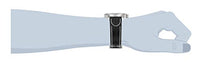 Invicta II Men's 0764 Stainless Steel Watch with Black Leather Band
