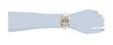 Invicta Women's DC Comics Stainless Steel Quartz Watch with Silicone Strap, White, 18 (Model: 29300)