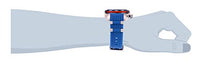 Invicta Men's DC Comics Stainless Steel Quartz Watch with Silicone Strap, Blue, 26 (Model: 29121)