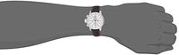 Invicta Men's 2771 "Force Collection" Stainless Steel Left-Handed Watch with Brown Leather Band