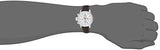 Invicta Men's 2771 "Force Collection" Stainless Steel Left-Handed Watch with Brown Leather Band