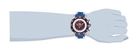 Invicta Men's DC Comics Stainless Steel Quartz Watch with Silicone Strap, Blue, 26 (Model: 29121)
