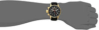 Invicta Men's 1515 I Force Collection 18k Gold Ion-Plated Watch with Black Cloth-Covered Band