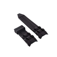 26MM Rubber Watch Band for Invicta Diver 6977 6978 6981 6983 Reserve SQUABA Black