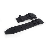 FUT 26mm Black Rubber Watch Band Strap for Invicta Pro Diver 6981 Series(23698 23427 23426 22338)