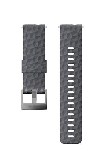 Suunto Watch Strap, 24mm, Silicone, Graphite Gray- Explore, M: 130-230 mm
