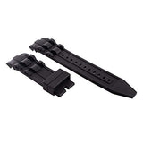 26MM Rubber Watch Band for Invicta Diver 6977 6978 6981 6983 Reserve SQUABA Black