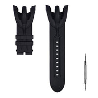 CACA for Invicta Venom Reserve Swiss Quartz Chronograph Replacement Rubber Silicone Watch Band/Watch Strap - Black Invicta Watch Strap