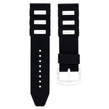 26MM Silicone Rubber Diver Band Strap for Invicta Excursion 18202 Watch Black