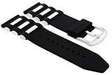 26MM Silicone Rubber Diver Band Strap for Invicta Excursion 18202 Watch Black