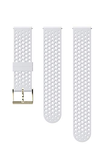 Suunto Watch Strap, 20mm, Silicone, White Gold- Athletic, S+M: 120-230 mm