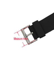 10 Pieces Size 28mm Black Rubber Replacement Keeper Watch Band/Strap Loop for Men Women