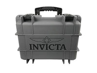 Invicta DC8CHCL- 8 Slot Grey Plastic Watch Box Case