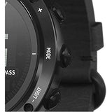 Suunto Essential Carbon Digital SS Leather Multi Quartz Men's Watch SS021215000