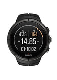 Suunto Spartan Ultra All Black Titanium Digital Display Quartz Watch, Black Silicone Band, Round 50mm Case