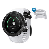 SUUNTO 5, Lightweight and Compact GPS Sports Watch with 24/7, Activity Tracking and Wrist-Based Heart Rate - White/Black, One Size