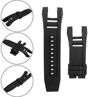 Invicta Watch bands Rubber Watch Band /Strap Replacement Men for Invicta Subaqua Noma IV - Black Invicta Watch Strap