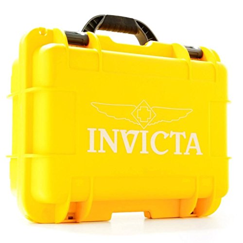 Invicta Ultra Rare Yellow 8 Slot Dive Impact Resistant Collector Case !!