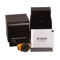 Suunto Elementum Terra Amber Rubber Strap Digital Watch with Altimeter, Barometer, Compass