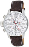 Invicta Men's 2771 "Force Collection" Stainless Steel Left-Handed Watch with Brown Leather Band