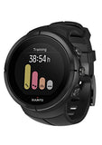 Suunto Spartan Ultra All Black Titanium Digital Display Quartz Watch, Black Silicone Band, Round 50mm Case