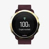 Suunto 3,  Sports Watch with Wrist-Based Heart Rate, 24/7 Fitness Activity and Recovery Tracking - Burgundy