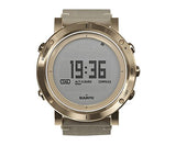 Suunto Mens Essential Gold Digital Display Quartz Watch, Ivory Leather Band, Round 49.1mm Case