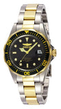 Invicta Men's 8934 "Pro-Diver Collection" Two-Tone Stainless Steel Watch, Silver-Tone/Black