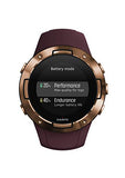 Suunto 5, Lightweight and Compact GPS Sports Watch with 24/7, Activity Tracking and Wrist-Based Heart Rate - Copper/Burgundy