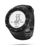 SUUNTO Core Regular Black Digital Display Quartz Watch, Black Elastomer Band, Round 49.1mm Case
