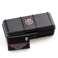 Luminox Navy Seal Mens Watch Blue Display Orange Band (XS.3603/3600 Series): 200 Meter Waterproof + Hardened Mineral Glas + Light Weight Carbon Case