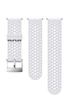 Suunto Watch Strap, 24mm, Silicone, White Steel- Athletic, S+M: 120-230 mm