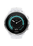 Suunto 9, GPS Sports Watch with Long Battery Life and Wrist-Based Heart Rate, Non-Barometer, White