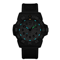 Luminox Men's SEA Stainless Steel Swiss-Quartz Watch with Rubber Strap, Black, 24 (Model: 3505.SC.Set)