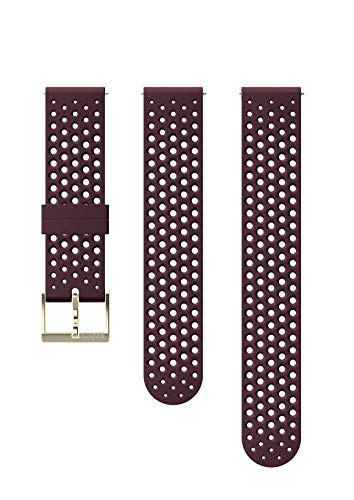 Suunto Watch Strap, 20mm, Silicone, Burgundy Gold- Athletic, S+M: 120-230 mm