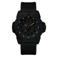 Luminox Men's SEA Stainless Steel Swiss-Quartz Watch with Rubber Strap, Black, 24 (Model: 3501.BO.TV)