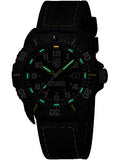 Luminox Navy Seal Black Outdoor Mens Watch Yellow Hands (XS.3025): Swiss Made, 200m Waterproof, Ultra-Light Carbon Case and Bracelet