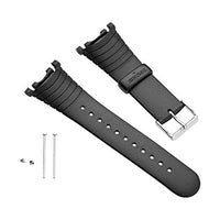 SUUNTO Wrist-Top Computer Watch Replacement Strap Kit (Vector, Altimax, Mariner, Regatta, D3; Black Elastomer)