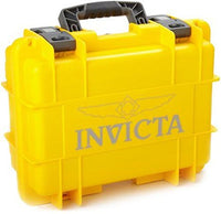 New Invicta 8 Eight Slot Impact Yellow Dive Collector Box Case Dc8yel