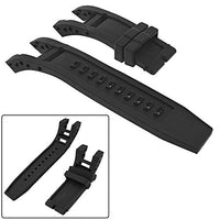 Invicta Watch bands Rubber Watch Band /Strap Replacement Men for Invicta Subaqua Noma IV - Black Invicta Watch Strap
