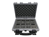 Invicta DC8CHCL- 8 Slot Grey Plastic Watch Box Case