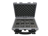Invicta DC8CHCL- 8 Slot Grey Plastic Watch Box Case