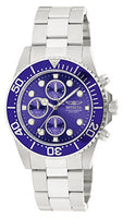 Invicta Men's 1769 Pro Diver Collection Stainless Steel Bracelet Watch with Silver/Blue Dial