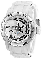 Invicta Men's Star Wars Stainless Steel Quartz Watch with Silicone Strap, White, 26 (Model: 32515)