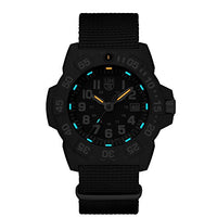 Luminox Men's SEA Stainless Steel Swiss-Quartz Watch with Nylon Strap, Blue, 24 (Model: 3503.ND)